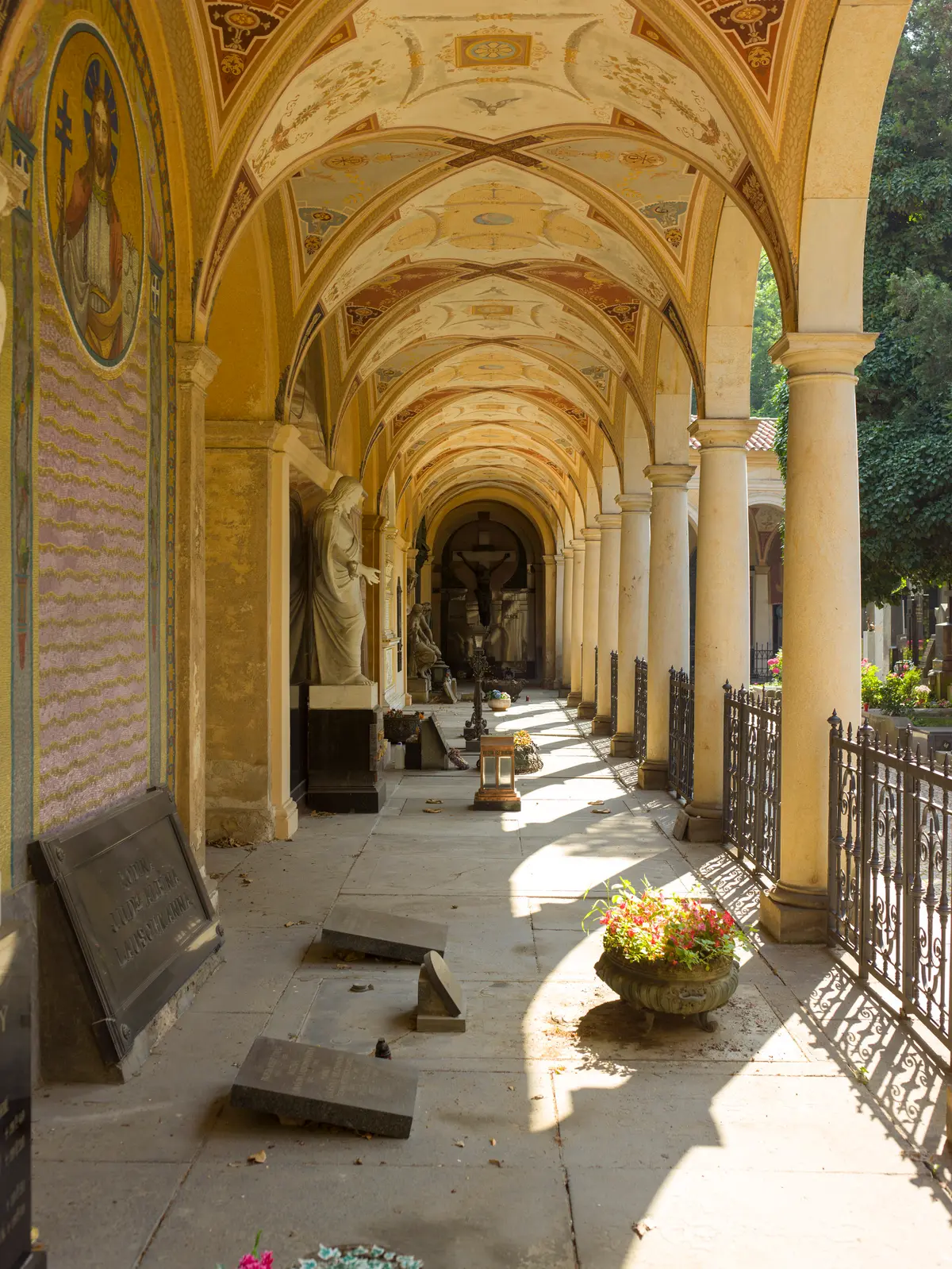 Arcadas del cementerio de Vyšehrad