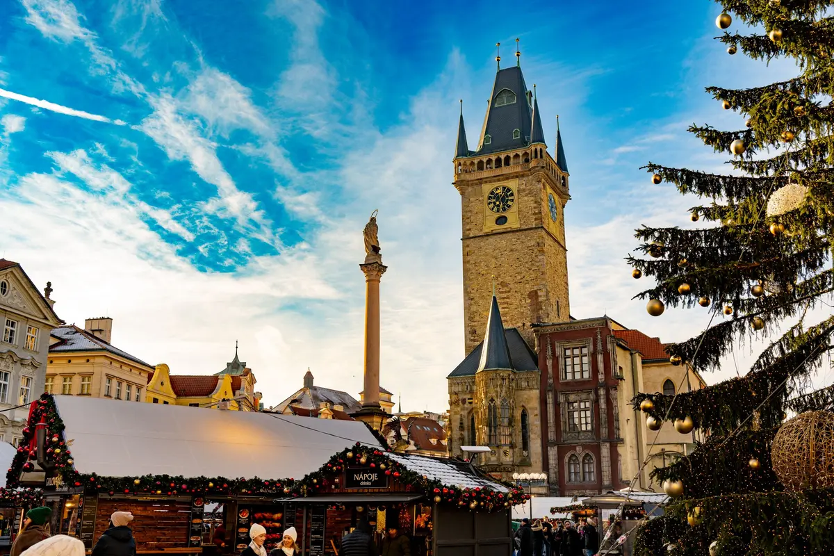 La Torre del Municipio della Città Vecchia di Praga, dove si trova l'Orologio astronomico