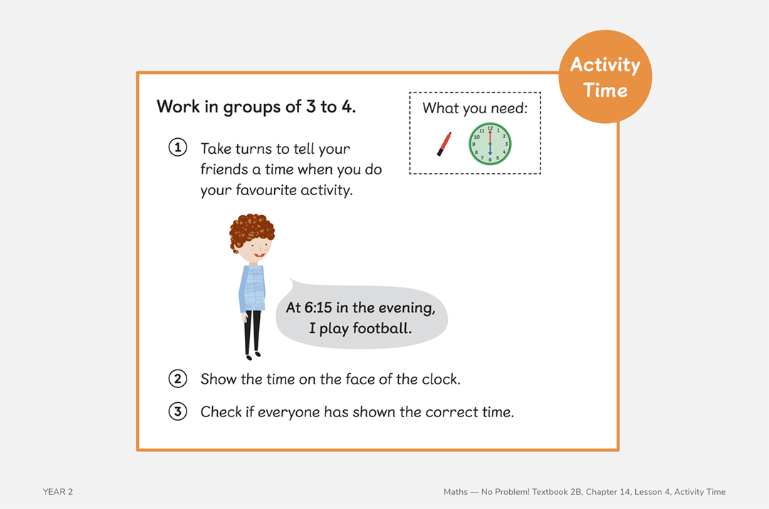 year 2 textbook 2b chapter 14 lesson 4 activity time