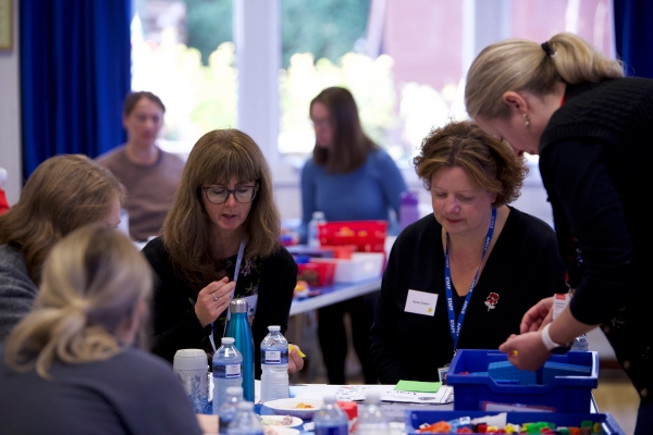 Helen Bowen at Maths — No Problem! training