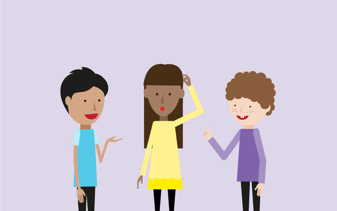 3 maths mastery students, one looking confused, one looking confident, and one looking somewhere inbetween