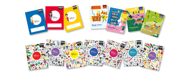 Year 0 and 1 books. Journals and Picture books