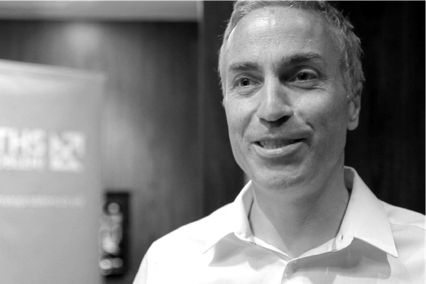 black and white image of an educator