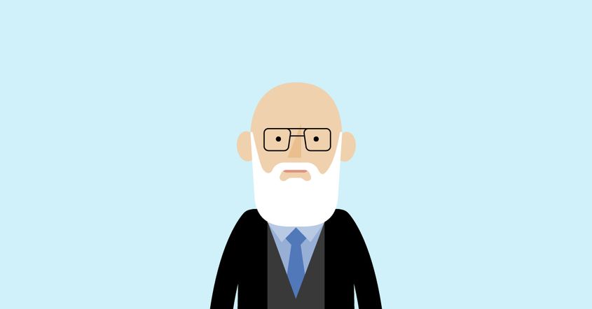 An illustration of critical pedagogy pioneer Paulo Freire