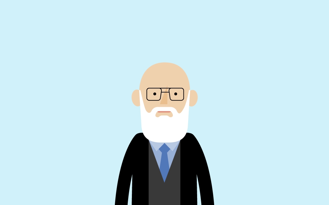 An illustration of critical pedagogy pioneer Paulo Freire