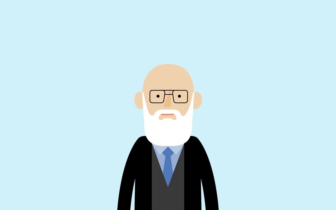 An illustration of critical pedagogy pioneer Paulo Freire