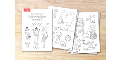 excerpts from the Maths — No Problem! Colouring Book Volume 1 