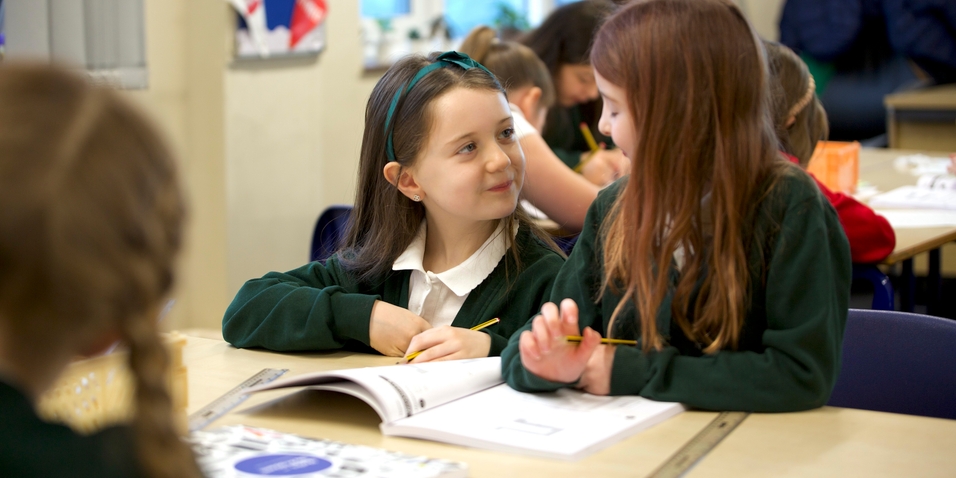 Sandycroft North Wales pupils working together