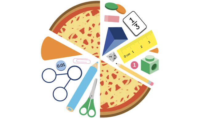 Community event pizza graphic
