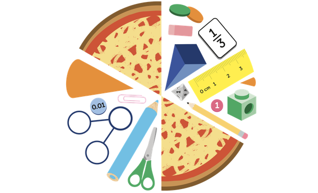 Community event pizza graphic