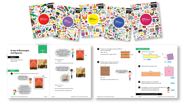 Maths — No Problem! New Edition Textbooks and illustrations from within