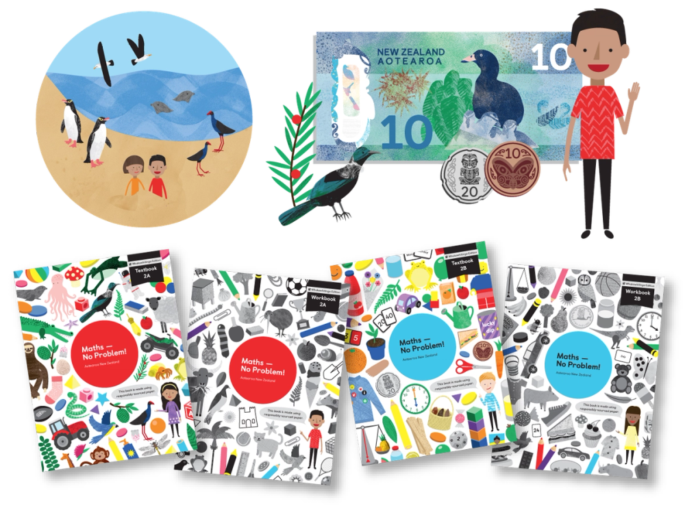 Year 2 Maths — No Problem! New Edition Textbooks and Workbooks and illustration from within of money