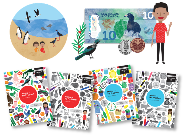 Year 2 Maths — No Problem! New Edition Textbooks and Workbooks and illustration from within of money