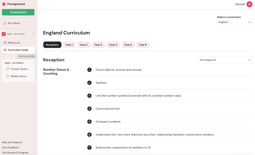 Maths — No Problem! England curriculum on Pomegranate