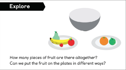 Explore task from Maths — No Problem! textbook showing a problem to solve
