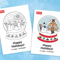 gingerbread house snowglobe advanced free colouring page download