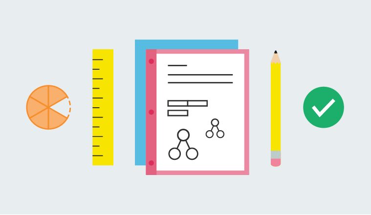 a pencil, ruler and journaling notebook