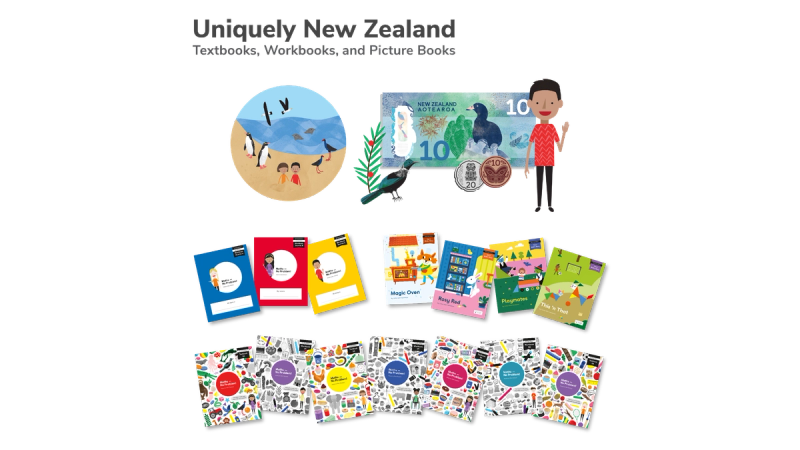 Uniquely New Zealand textbooks, workbooks and picture books