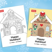 gingerbread house advanced free colouring page download