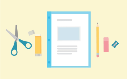 Maths pupil's journal with stationery