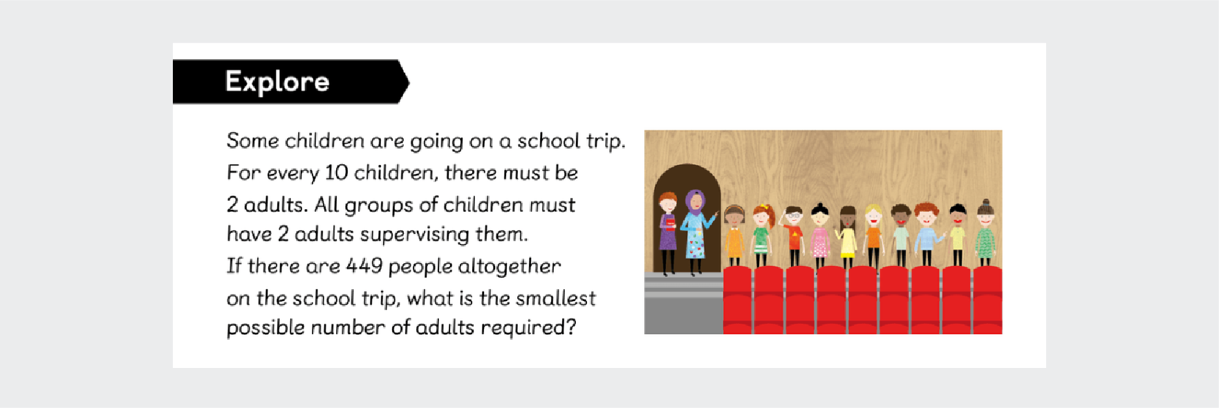 second excerpt from Maths — No Problem! textbook, explore section