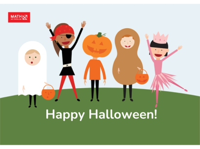 Math — No Problem! Happy Halloween Colouring Sheet Cover