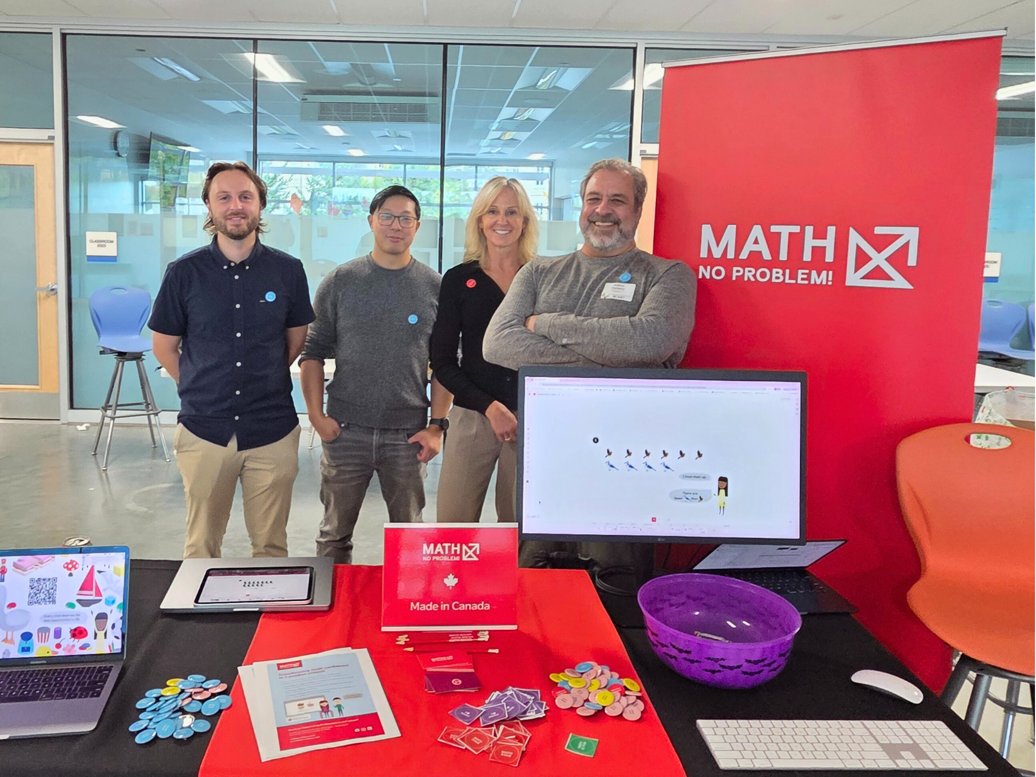 Math — No Problem! team at event