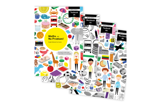 Year 6 Maths — No Problem! New Edition Textbooks and Workbooks and illustrations from within
