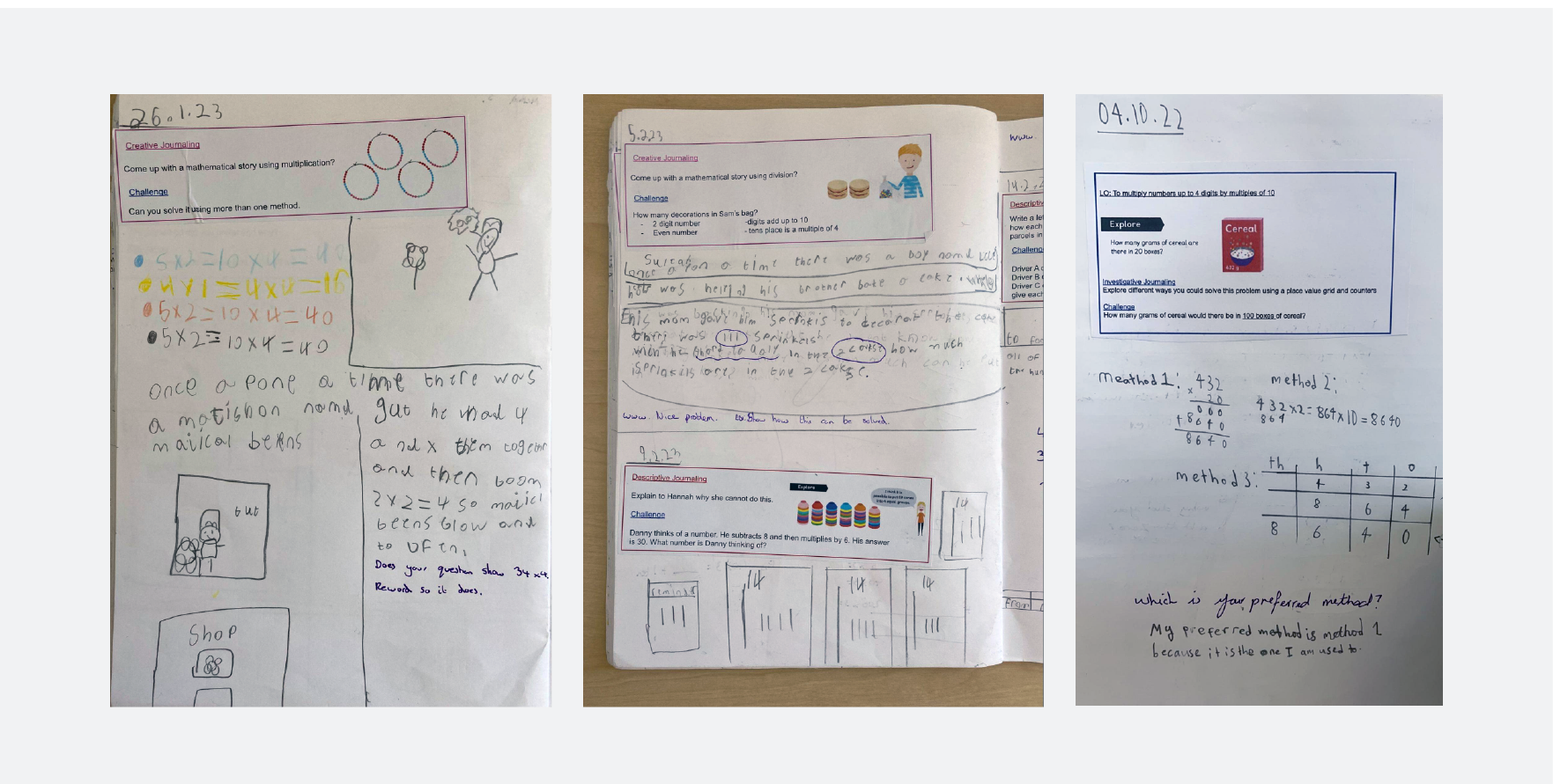 Images of student work