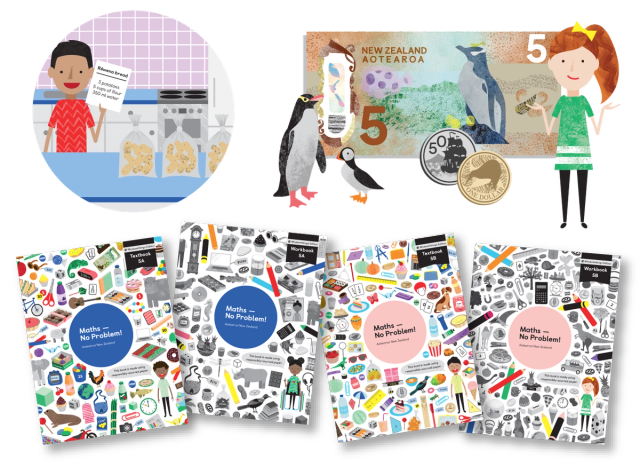 Year 5 Maths — No Problem! New Edition Textbooks and Workbooks and illustrations from within