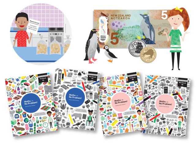 Year 5 Maths — No Problem! New Edition Textbooks and Workbooks and illustrations from within