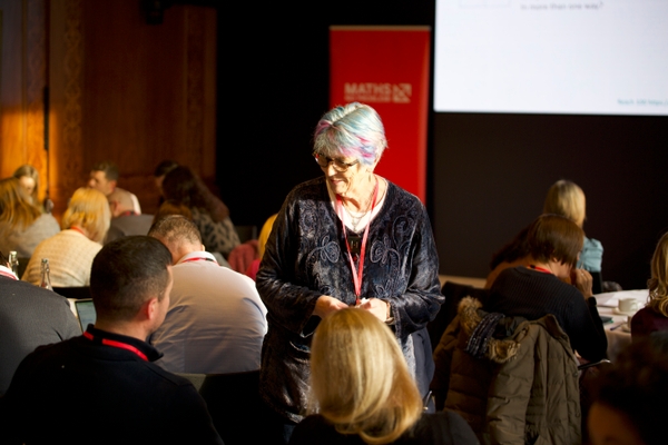 lynne mcclure talking to delegates during keynote talk