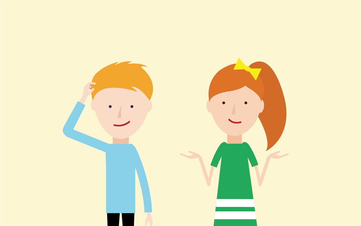 two maths mastery students, one boy and one girl, looking confused about maths mastery