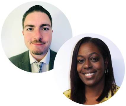 Michael McLoughlin and Laurice Prempeh