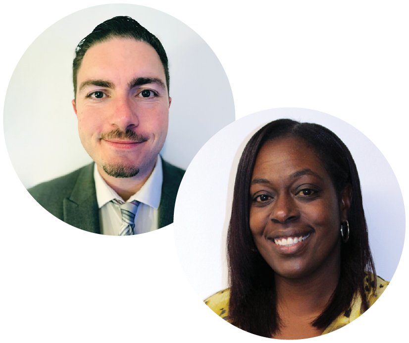 Michael McLoughlin and Laurice Prempeh