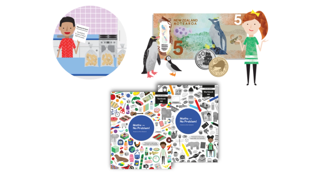 Year 4 Maths — No Problem! New Edition Textbooks and Workbooks and illustrations from within