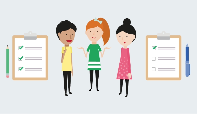 maths teacher and students