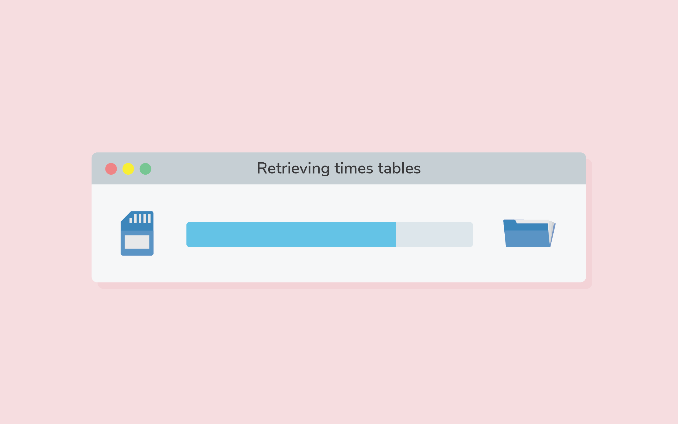 An image representing retrieving multiplication memory from saved memory