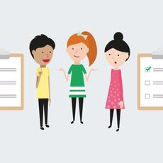 maths teacher and pupils