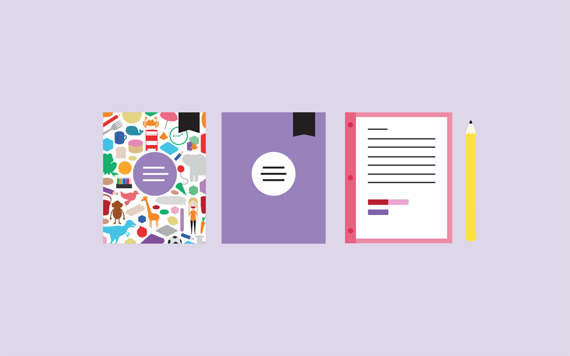 A Maths — No Problem! textbook, workbook, notebook, and a pencil ready for learning