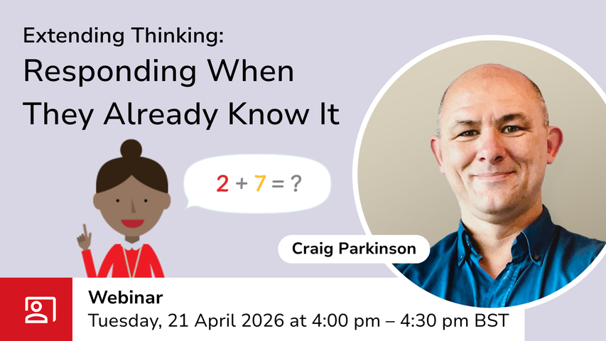 Extending thinking webinar graphic with event details