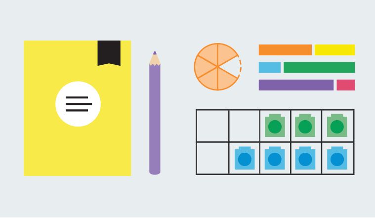 A browser window with KS1 learning materials on screen