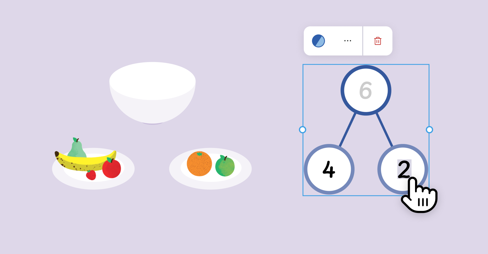 Number bonds using Interactive Presentation