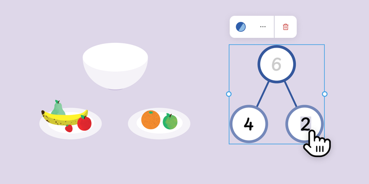 Number bonds using Interactive Presentation