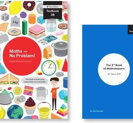 Maths — No Problem! primary series textbook and the 3rd book of Mathsteasers