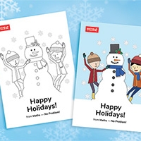 snowman free colouring page download