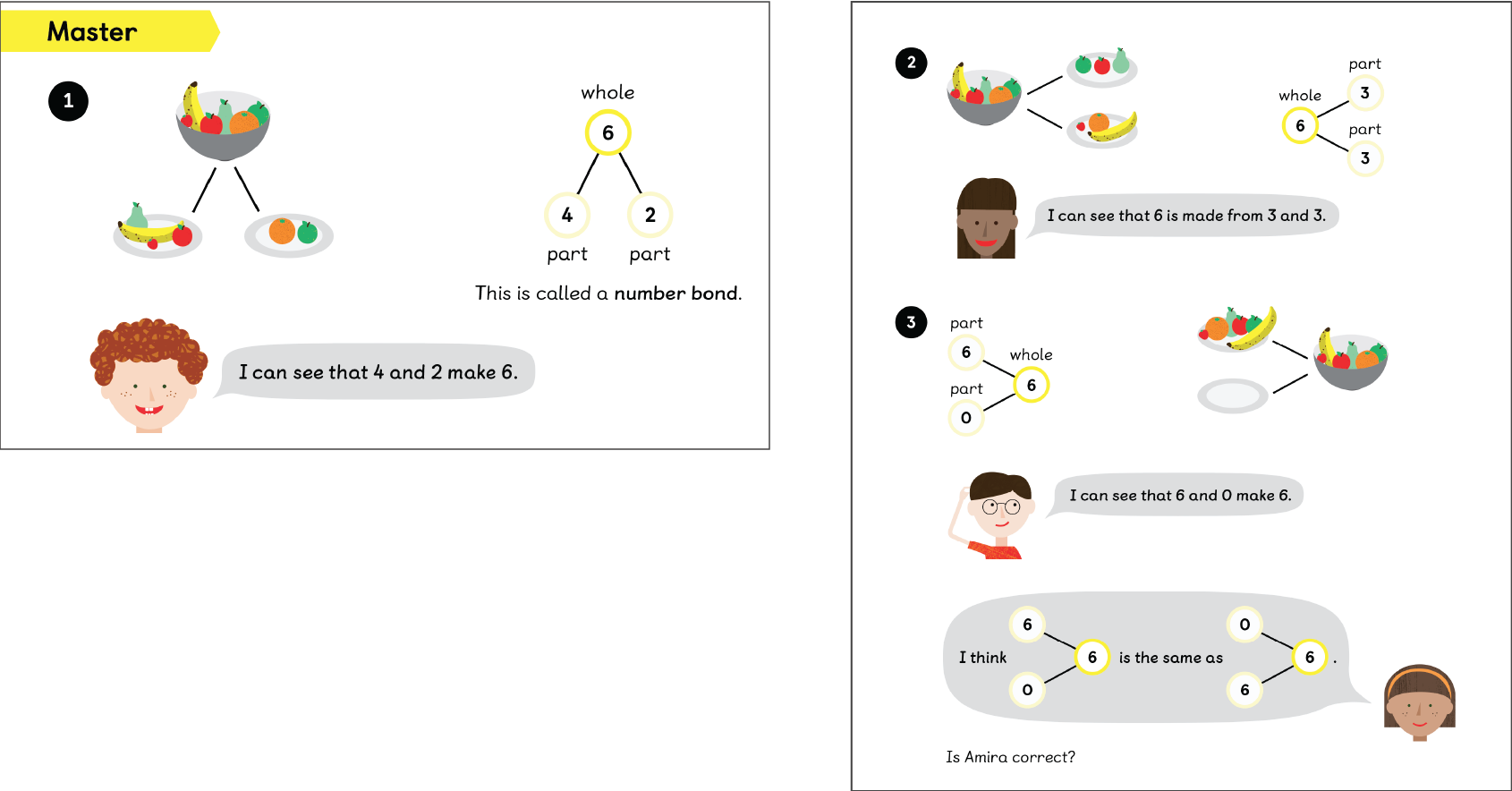 Master section of Maths — No Problem! lesson show mathematic problem solving