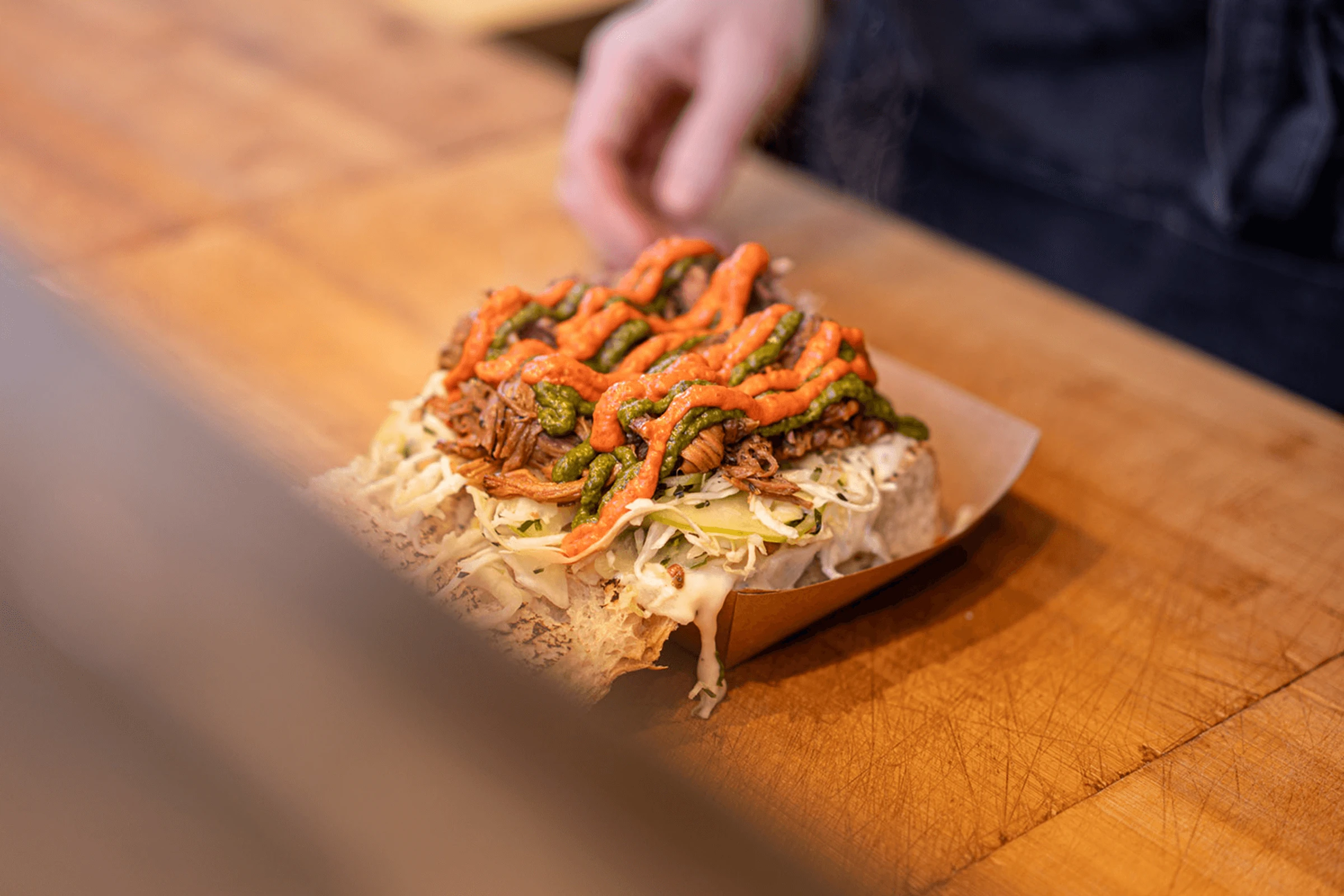 The Black Pig sandwich