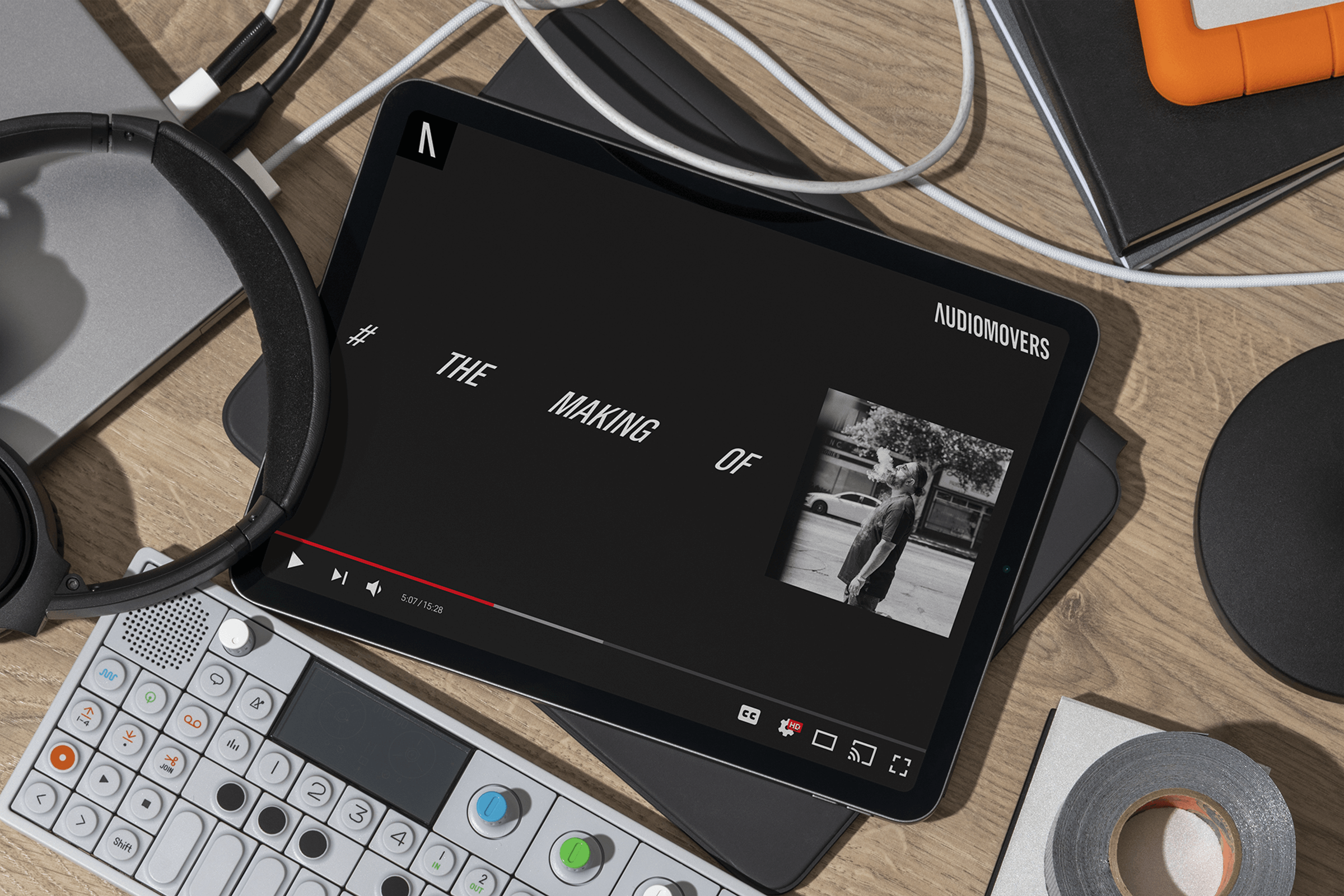 Audiomovers YouTube graphics