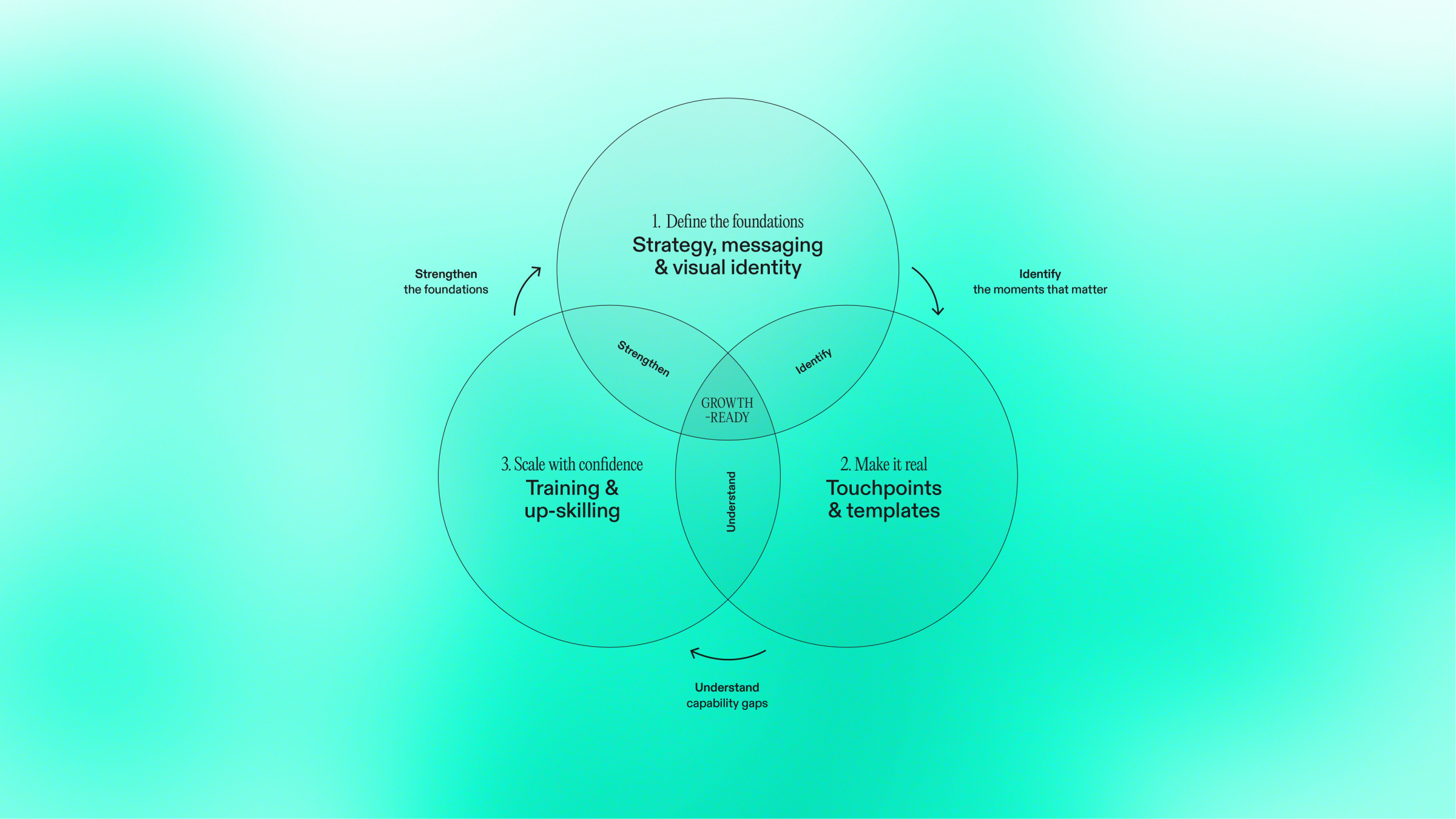 Diagram of approach for Growth-Ready Brands